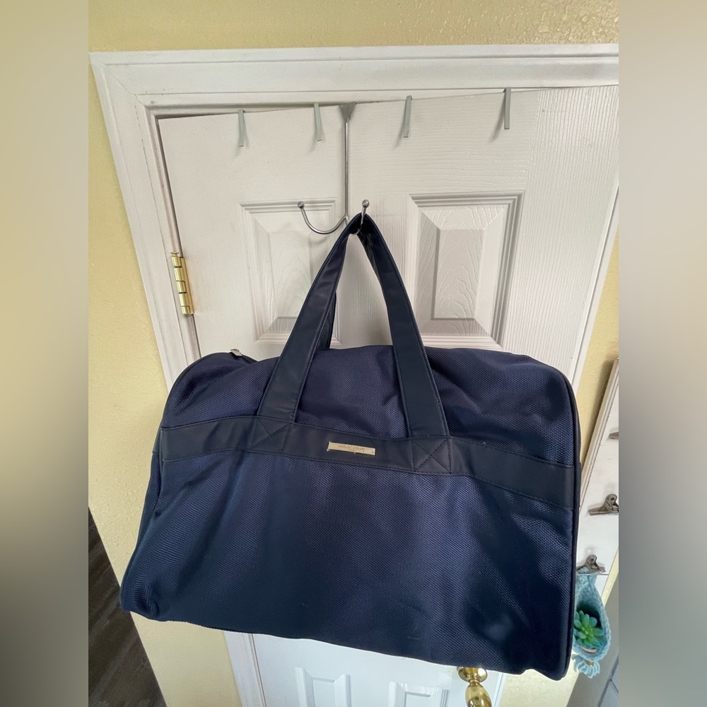 Giorgio Armani Dark Blue Duffel Bag